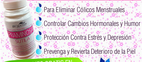 *Para Eliminar Cólicos Menstruales
*Controlar Cambios Hormonales y Humor
*Protección Contra Estrés y Depresión
*Prevenga y Revierta Deterioro de la Piel